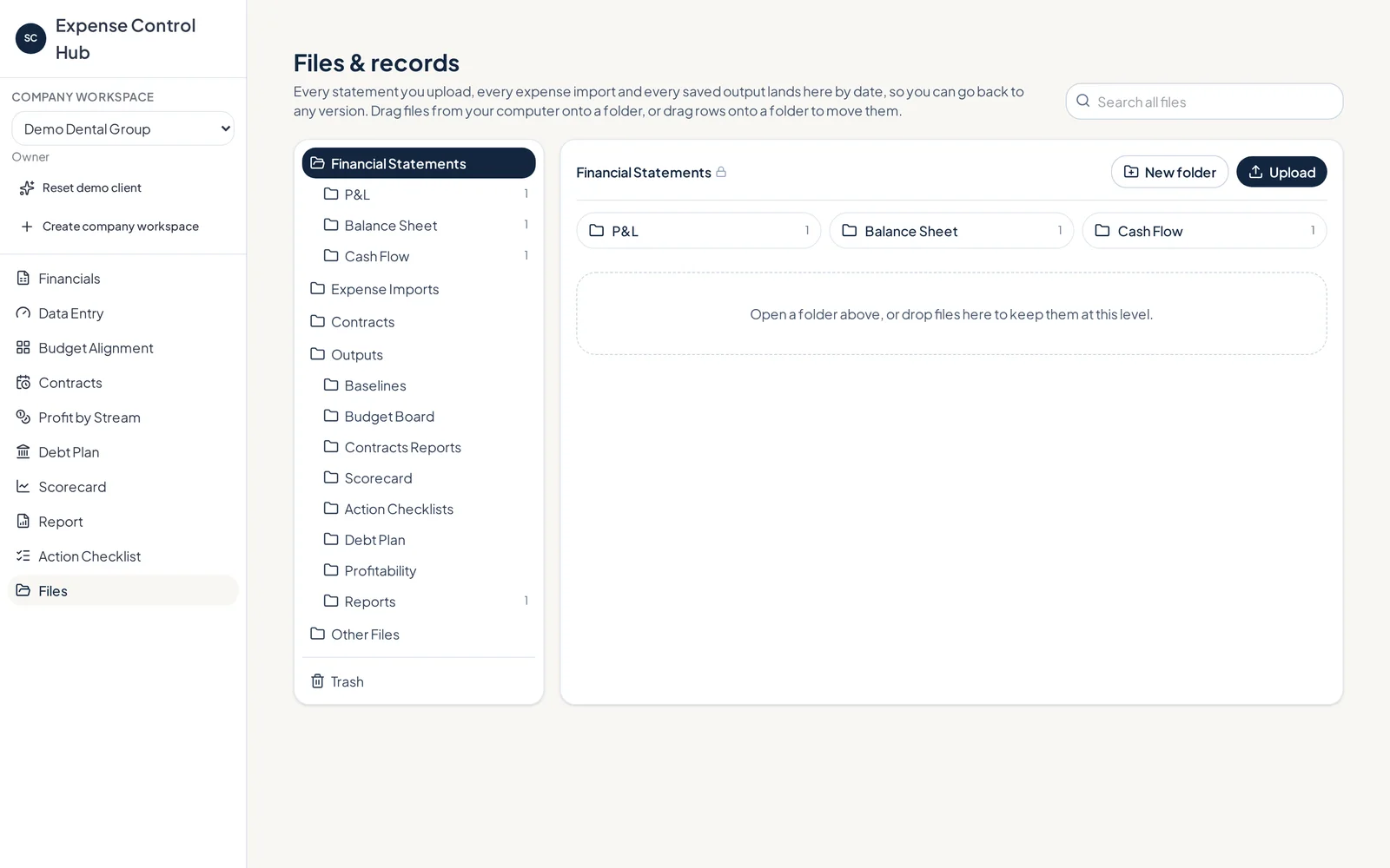 Files and records
